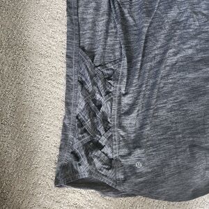 Luluemon Grey Cris-cross Tanktop